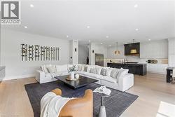 View to the kitchen from living room - 11ft ceilings - 