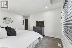 3rd bedroom on second storey with premium carpeting and Hunter Douglas blinds and ensuite bathroom - 