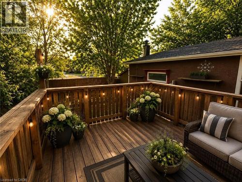 27 Oak Street, Kitchener, ON - Outdoor With Deck Patio Veranda