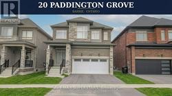 20 PADDINGTON GROVE  Barrie, ON L9J 0J3