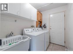 Laundry room - main level with access to garage - 