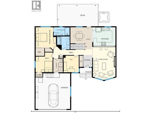 Floor Plan - Main Level - 6763 Meadows Drive, Oliver, BC - Other