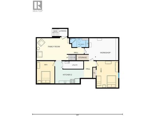 Floor Plan - Basement - 6763 Meadows Drive, Oliver, BC - Other