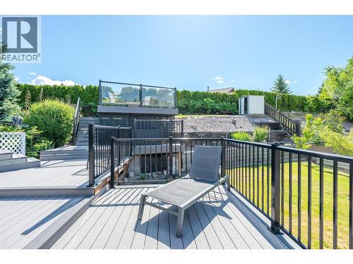 Back open deck - 6763 Meadows Drive, Oliver, BC - Outdoor With Deck Patio Veranda With Exterior