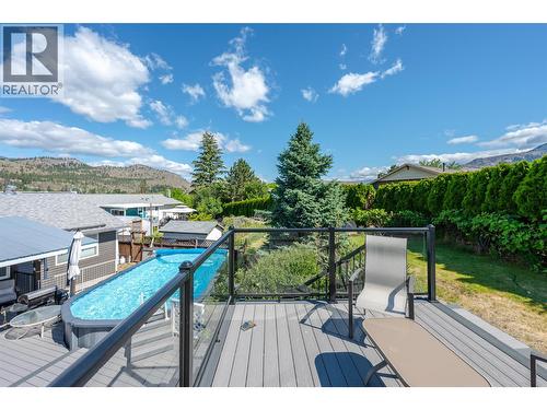 Viewing platform looking north - 6763 Meadows Drive, Oliver, BC - Outdoor With Deck Patio Veranda
