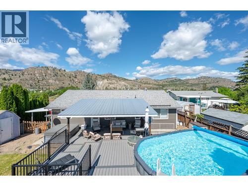 Viewing platform looking west - 6763 Meadows Drive, Oliver, BC - Outdoor With Deck Patio Veranda