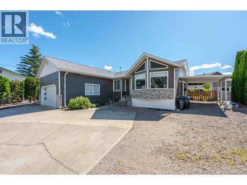 Attached carport on side of house - 6763 Meadows Drive, Oliver, BC - Outdoor