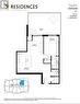Floorplan Suite 211 with Terrace - 211 - 12 Clara Drive, Prince Edward County (Picton Ward), ON 