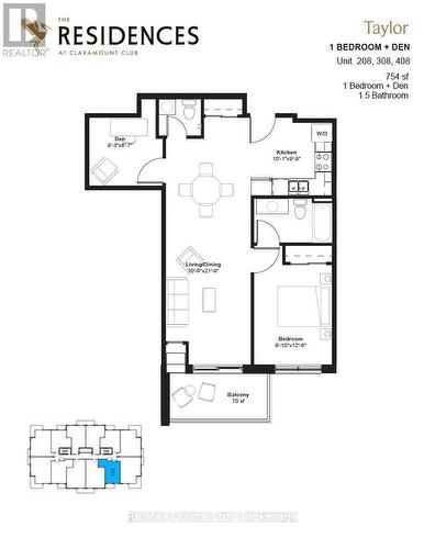 Floorplan Suite 308 - 308 - 12 Clara Drive, Prince Edward County (Picton Ward), ON 