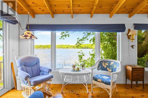 Dining area with beautiful water views - 118 Hall Shore Road, Lanark Highlands, ON 