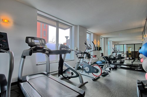 Exercise Room - 207-801 Rue De La Commune E., Montréal (Ville-Marie), QC - Indoor Photo Showing Gym Room