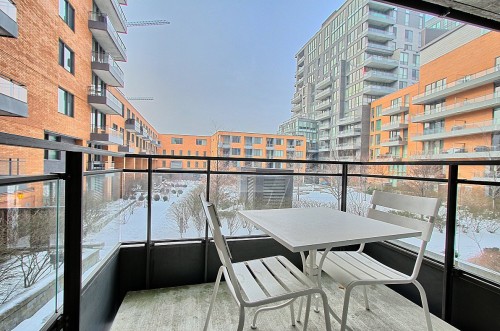 Balcony - 207-801 Rue De La Commune E., Montréal (Ville-Marie), QC - Outdoor With Balcony With Exterior