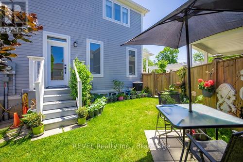 The back door leading to the fully fenced yard. - 1 Princeton Common Street, St. Catharines (Lakeport), ON 