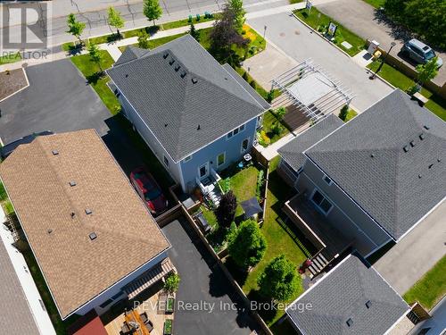 Overhead shot of the back of the house. - 1 Princeton Common Street, St. Catharines (Lakeport), ON 