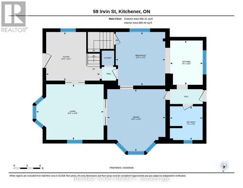 Main Floor - 59 Irvin Street, Kitchener, ON 