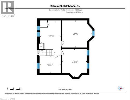 Basement - 59 Irvin Street, Kitchener, ON 