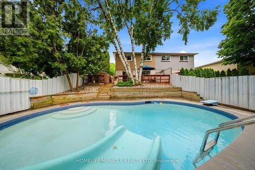 1612 Wavell Crescent, Mississauga, ON - Outdoor With In Ground Pool With Backyard