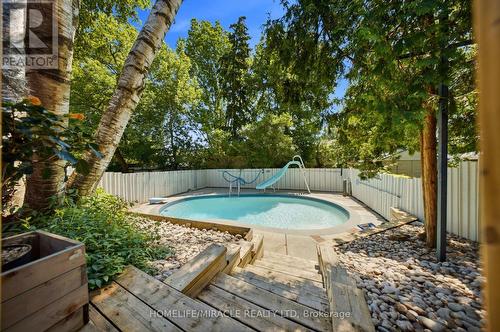 1612 Wavell Crescent, Mississauga, ON - Outdoor With In Ground Pool With Deck Patio Veranda