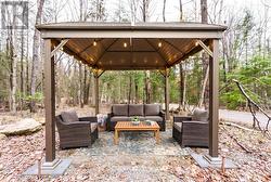 Pergola area virtually rendered - 