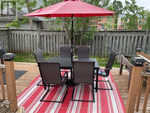 Back Deck - 7 Brandon Crescent, Orillia, ON 