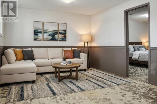 Family room *Virtually staged - 354 Goderich Street, Saugeen Shores, ON 