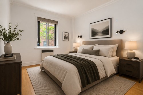 Chambre à coucher principale - 15-418 Av. Des Pins O., Montréal (Le Plateau-Mont-Royal), QC 