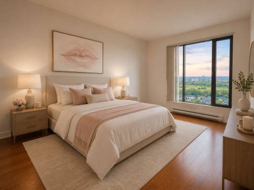 Chambre à coucher principale - 2103-200 Av. Des Sommets, Montréal (Verdun/Île-Des-Soeurs), QC 