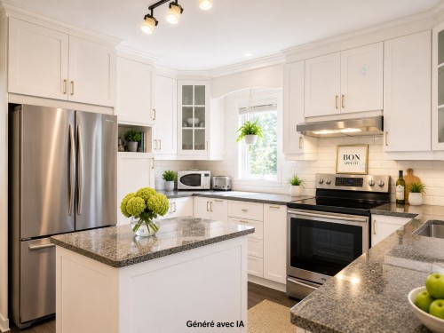 Cuisine - 1615 Rue Louis-De-France, Trois-Rivières, QC - Indoor Photo Showing Kitchen With Upgraded Kitchen