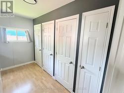 Storage closets in laundry rm - 