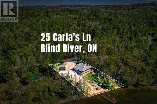 25 Carla'S Lane, Blind River, ON -  With View