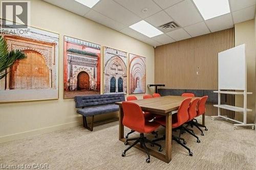 Office area featuring a drop ceiling - 580 Coldstream Drive Unit# 307, Waterloo, ON 