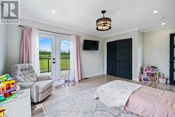 With garden doors to back deck - 