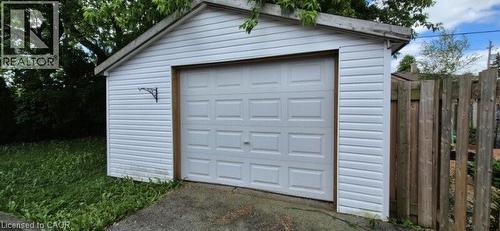 shared storage in garage left side for basement tenant - 38 Huntington Avenue, Hamilton, ON 