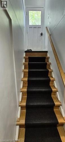 staircase entry - 38 Huntington Avenue, Hamilton, ON 