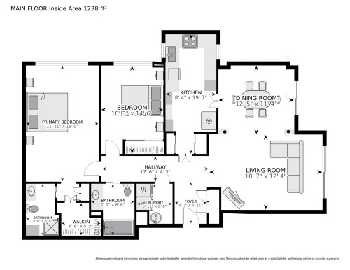 Plan (croquis) - 403-80 Av. Lorne, Saint-Lambert, QC 