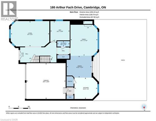 Floor plan - 180 Arthur Fach Drive, Cambridge, ON 