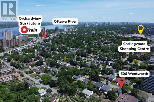 looking west - 506 Wentworth Avenue, Ottawa, ON 
