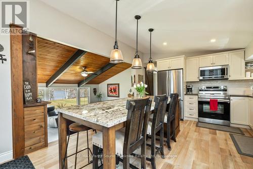 abulous Dining area overlooks lake - 5 Meharg Drive, Mckellar, ON 