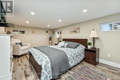 Guest room w LED pot lighting - 5 Meharg Drive, Mckellar, ON 