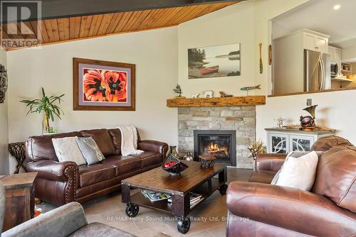 Cozy up to the Gas Fireplace - 5 Meharg Drive, Mckellar, ON 