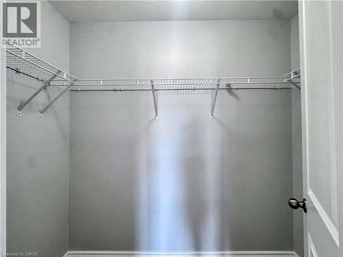 Walk-in closet featuring wire shelving and a metal hanging bar - 154 Rosemount Drive, Kitchener, ON 