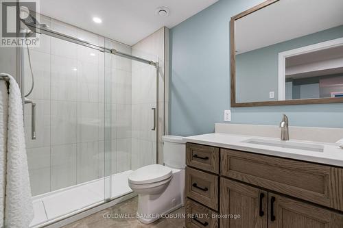 Lower level 3 pc bath with walk in shower - 397 Burchill Road, Montague, ON 