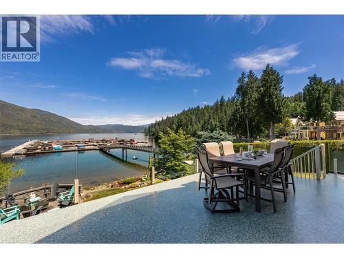 you can even see your boat slip from the deck at A4 - 6421 Eagle Bay Road Unit# 13, Eagle Bay, BC 