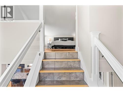 stairs to the primary bedroom - 6421 Eagle Bay Road Unit# 13, Eagle Bay, BC 