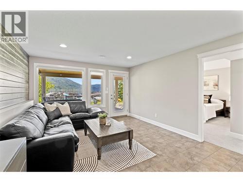 downstairs family room is  great place to unwind after a day of sun - 6421 Eagle Bay Road Unit# 13, Eagle Bay, BC 