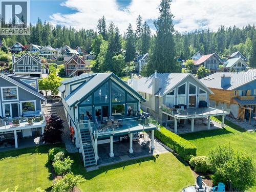 stairs from main deck to yard for easy access - 6421 Eagle Bay Road Unit# 13, Eagle Bay, BC 