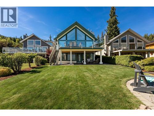 positioned slightly forward from the neighbours give this home exceptional  views - 6421 Eagle Bay Road Unit# 13, Eagle Bay, BC 