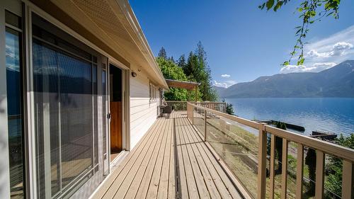 12811 3A Highway, Boswell, BC - Outdoor With Body Of Water With Deck Patio Veranda