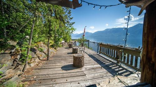 12811 3A Highway, Boswell, BC - Outdoor With Body Of Water With Deck Patio Veranda
