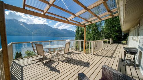 12811 3A Highway, Boswell, BC - Outdoor With Body Of Water With Deck Patio Veranda